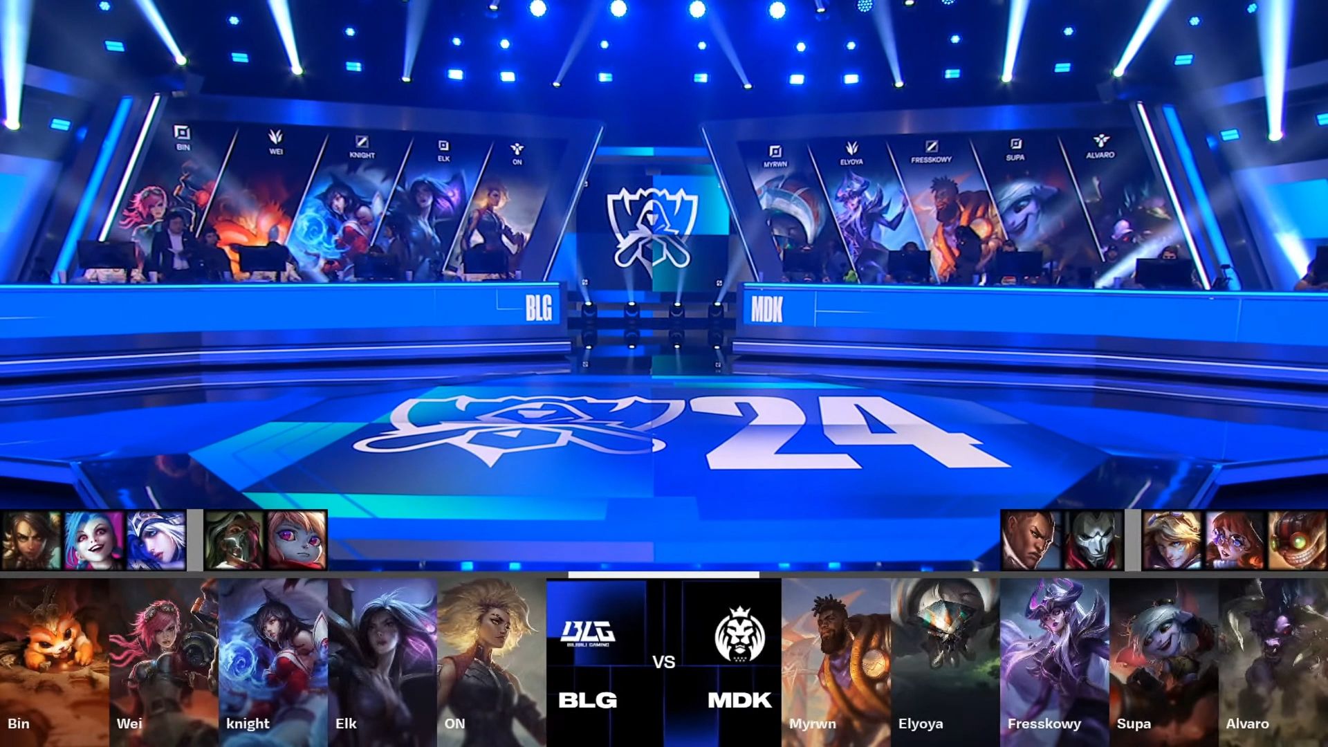 Weiwei 玩 Wei 打不过 Wei knight Kuchi 的暴力输出 Bilibili Gaming 轻松拿下比赛点